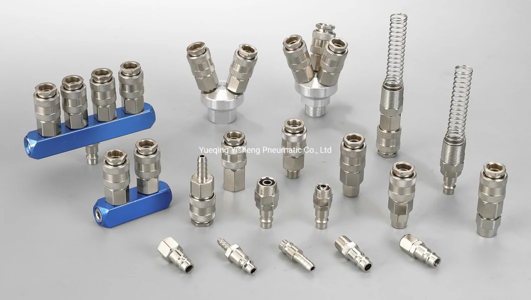 1/8" 1/4" 3/8" 1/2" Pneumatic Machine Cylinder Parts Accessories Push to Connect Connector Pneumatic Air Tube Fitting